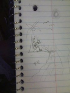 Robot Under Tree 03 By David Lombardo