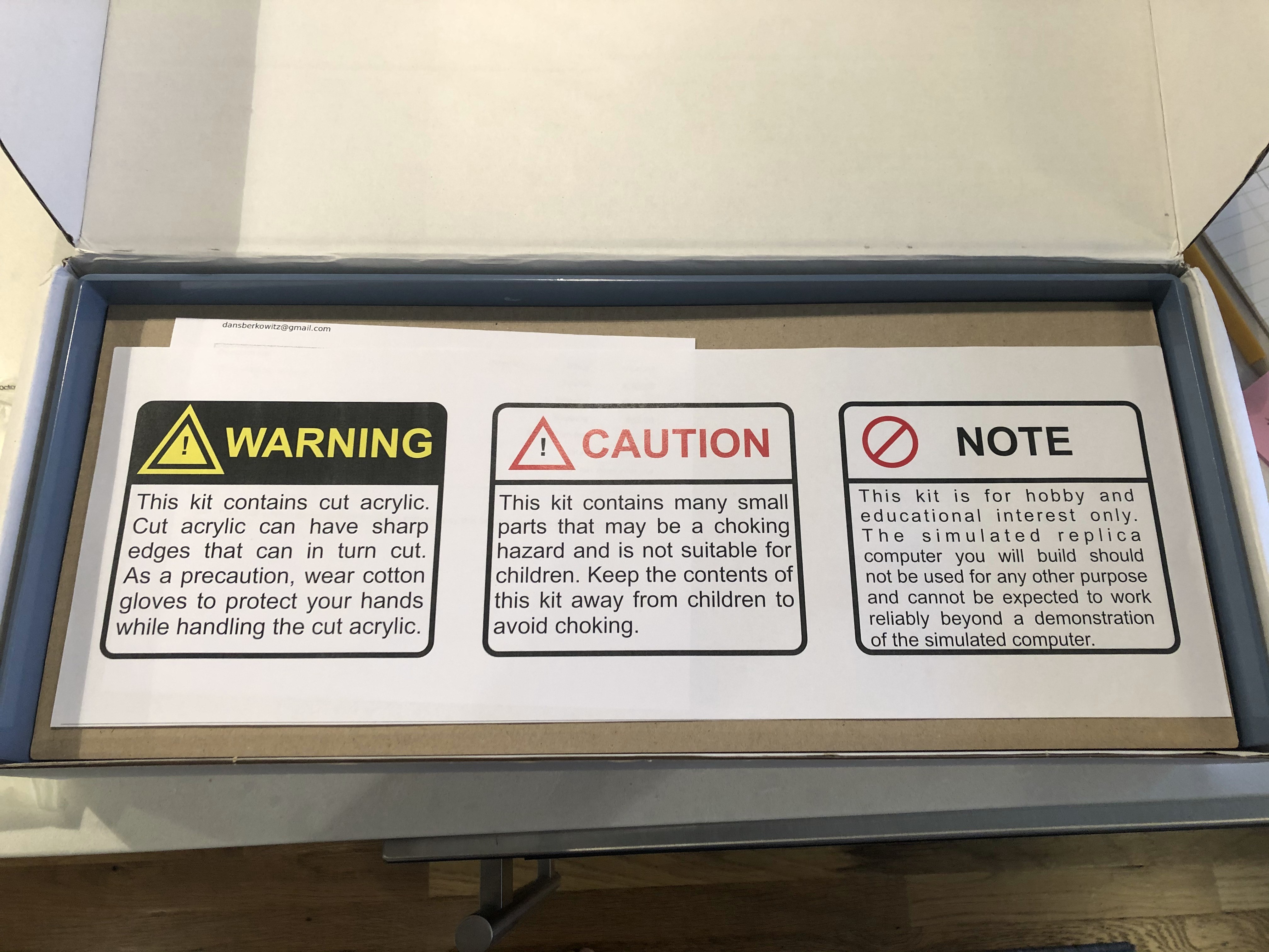 First unboxing of the IMSAI 8080 kit