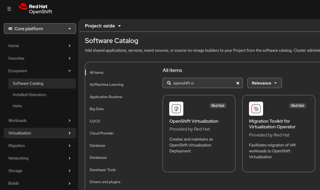 OpenShift Virt Install